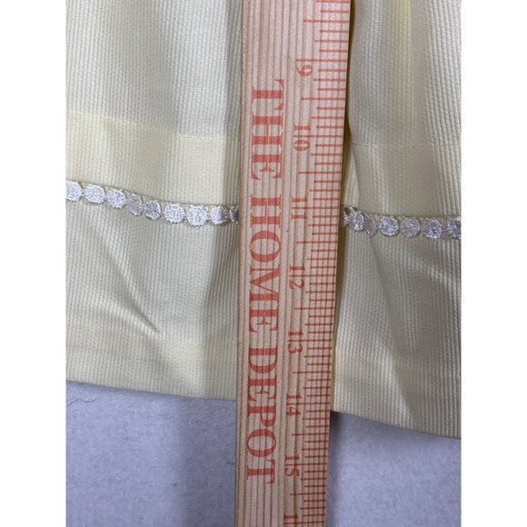 Rare Editions Yellow Baby Dress 12 Months Polyester/Cotton Lace Detail - Picture 5 of 7